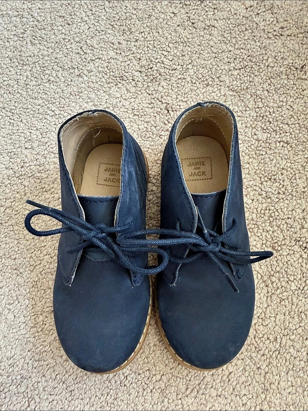 Janie and Jack  100028719 / 2003462519 Blue Lace Up Boots US 7